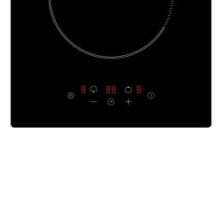 OCEANIC Domino induction noir encastrable - 3500W - 2 Boosters