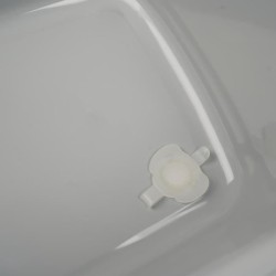 Baignoire bébé - THERMOBABY - Luxe Gris Charme - Taille adaptée - Stable et r...