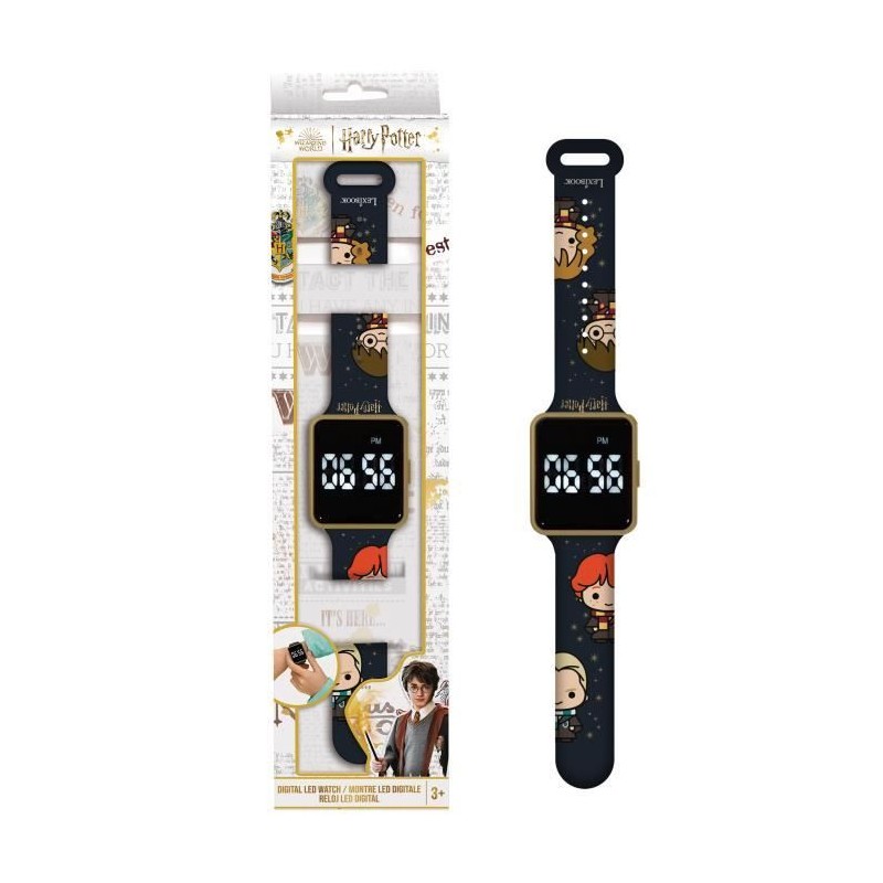 Lexibook - Harry Potter - Montre LED connectée - Bracelet ajustable