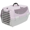 TRIXIE Box de transport Capri 2 - XS–S - 37 x 34 x 55 cm - Gris clair et mauv...