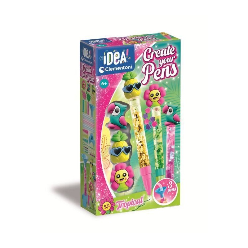 Clementoni - Créer tes stylos - Mini atelier des Stylos - Theme