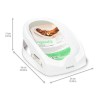 INGENUITY Transat de bain bébé antidérapant transat perforé pour laisser coul...
