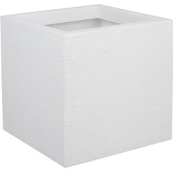 Pot de fleurs Carré 30 cm - EDA - Graphit Up - 21 L - Intérieur / Extérieur -...