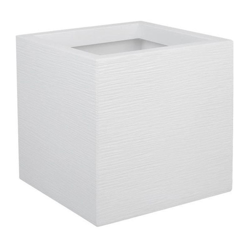 Pot de fleurs Carré 30 cm - EDA - Graphit Up - 21 L - Intérieur / Extérieur -...