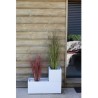 Pot de fleurs Carré 30 cm - EDA - Graphit Up - 21 L - Intérieur / Extérieur -...