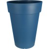 Pot de fleurs - RIVIERA - SOLEILLA - Plastique - H52 x D39 cm - Bleu