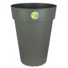 Pot de fleurs - RIVIERA - Soleilla Rond - Ø 39 x H 52 cm - Gris pailleté