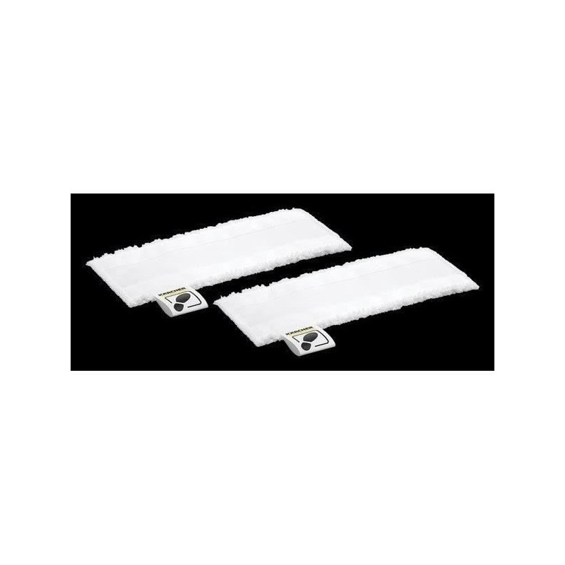 KARCHER - Kit 2 serpillieres universelles microfibress pour buse sol - Compat...