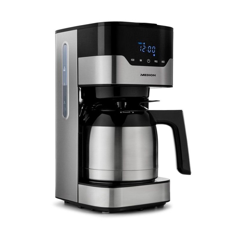 Cafetiere filtre programmable avec carafe - MEDION - MD 18458 - isotherme - 9...