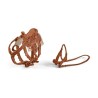 Figurine Cowgirl et Tonneaux de Racing, avec figurine et cheval,