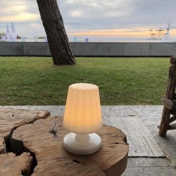 Mini lampe a poser sans fil - LUMISKY - LADY MINI - H22 cm - Rechargeable - L...