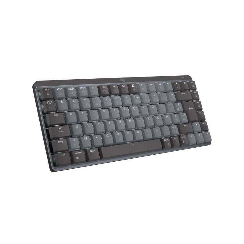 Clavier - Sans fil - Logitech - MX Mechanical - AZERTY - Mécanique - Rétroécl...