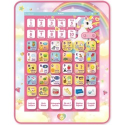 LEXIBOOK - Tablette Éducative Bilingue Licorne - Français, Anglais - Abécédai...