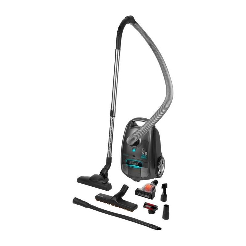 Aspirateur traineau avec sac - SENCOR - SVC 7550TI - 75 dB - 3,5 L - Gris
