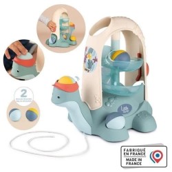 Little Smoby - Tortue a Balles - 2 en 1 - Circuit de Balles, Jouet a Tirer - ...