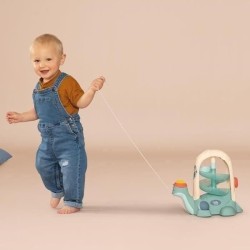 Little Smoby - Tortue a Balles - 2 en 1 - Circuit de Balles, Jouet a Tirer - ...