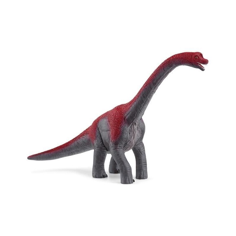 Figurine Brachiosaure, rouge avec détails réalistes, pour enfants des 4 ans, ...