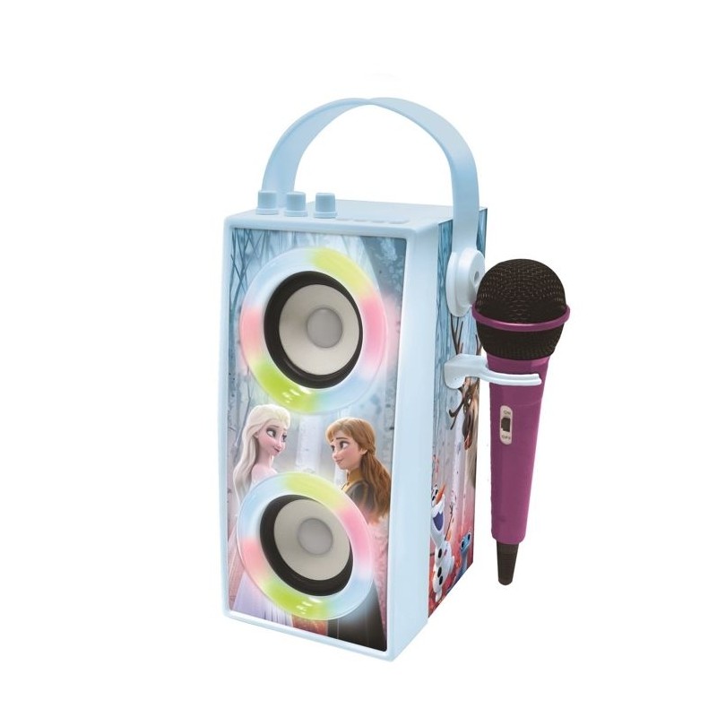Enceinte Karaoké Enfant - LEXIBOOK - La Reine des Neiges - Bluetooth V5.0 - E...