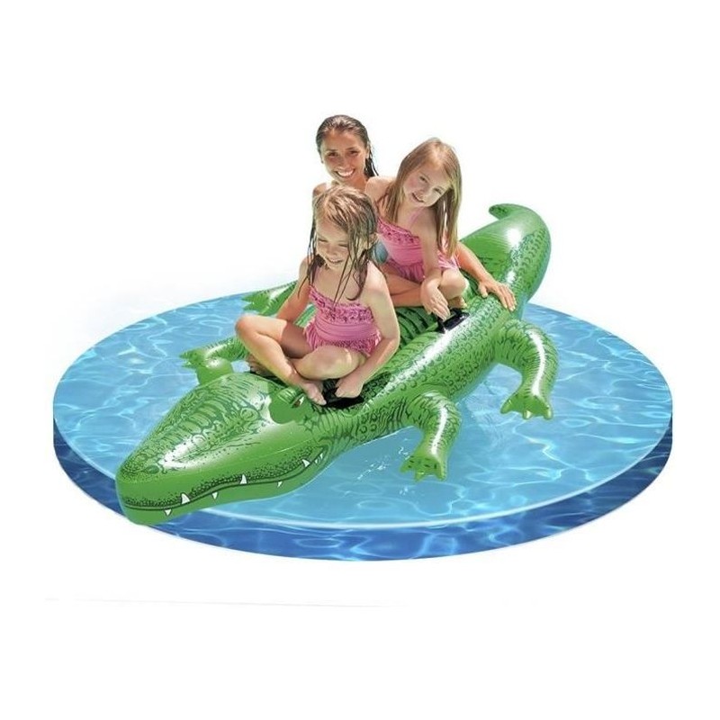 Crocodile a chevaucher - INTEX - Longueur 193 cm - Mixte - A partir de 3 ans