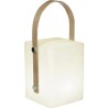 TIKY Lanterne sans fil poignée bambou - LED blanc chaud/multicolore dimmable ...