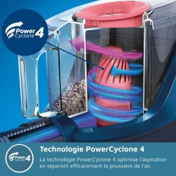 Aspirateur sans sac - PHILIPS - XB2122/09 - Série 2000 - 850W - 77db