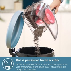 Aspirateur sans sac - PHILIPS - XB2122/09 - Série 2000 - 850W - 77db