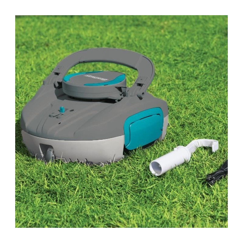 Robot aspirateur - Bestway - Cristal - Rechargeable et autonome - 10m²