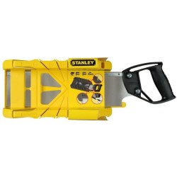 Boite a coupe Holster ABS Plastique + scie a dos integrée - STANLEY - 1-19-80...