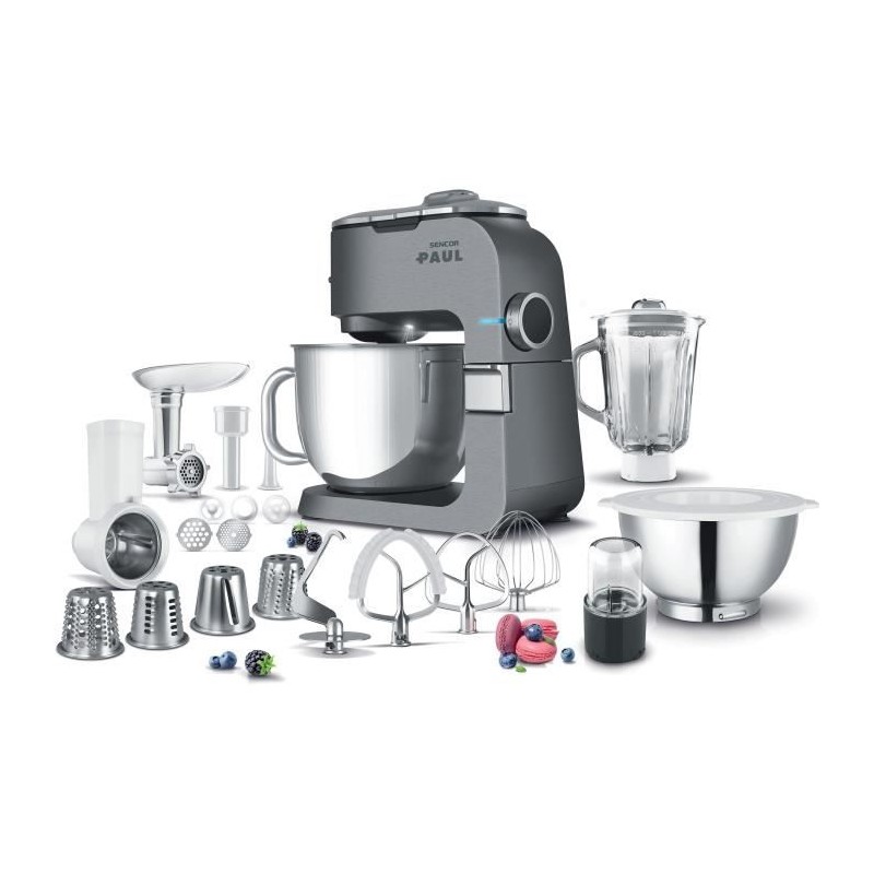 Robot pâtissier multifonction - SENCOR - STM 7910 - 1500 W - Métal