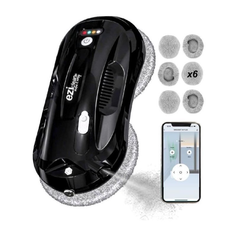 Robot Lave-vitres EZIclean Windobot S4 Plus - EZICLEAN - Mouvement rotatif - ...