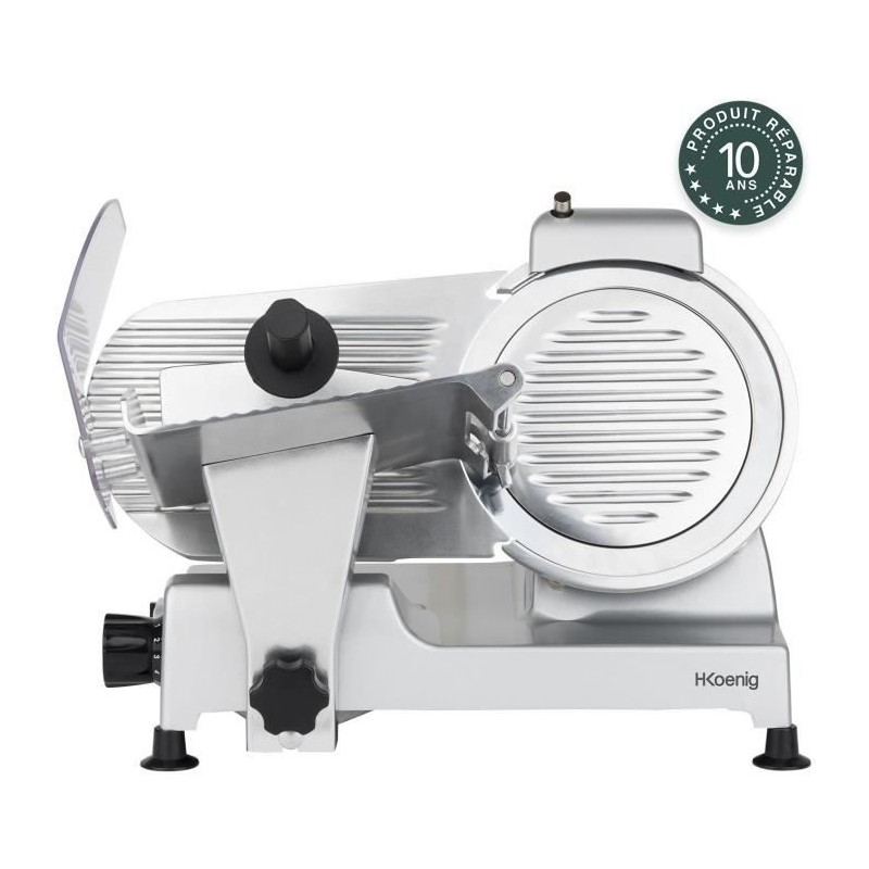 Trancheuse a viande - H.Koenig - MSX220 - 240 W - Lame 220 mm - Epaisseur rég...