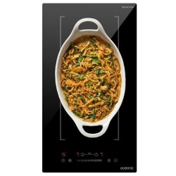 Domino induction encastrable - OCEANIC - OCEATI2Z2BF - 2 foyers avec zone fle...