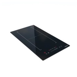 Domino induction encastrable - OCEANIC - OCEATI2Z2BF - 2 foyers avec zone fle...