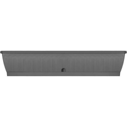Jardiniere - GARDEN ID Terraflor - Anthracite 100 cm - Solidité - Réserve d'e...