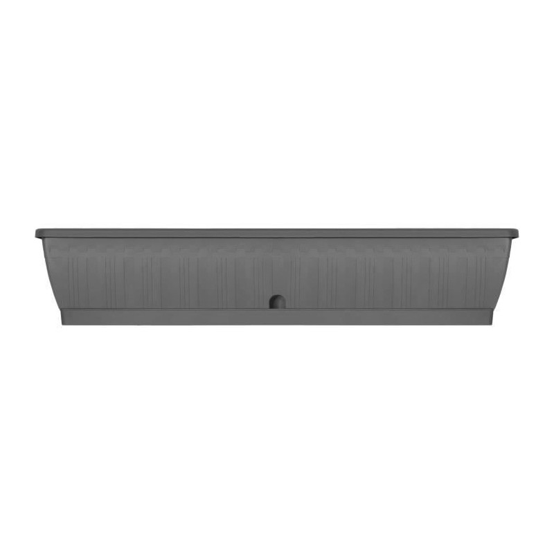 Jardiniere - GARDEN ID Terraflor - Anthracite 100 cm - Solidité - Réserve d'e...