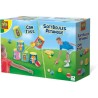 Jeu de canettes et boules souples - SES CREATIVE - Chamboule-tout et