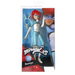 Poupée articulée Bunnyx de Miraculous - BANDAI - 26 cm - Pour enfants de 2 an...
