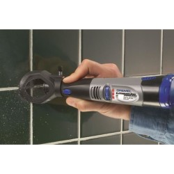 DREMEL - Kit déjointage 568 - pour descellement de joints muraux - guide de p...