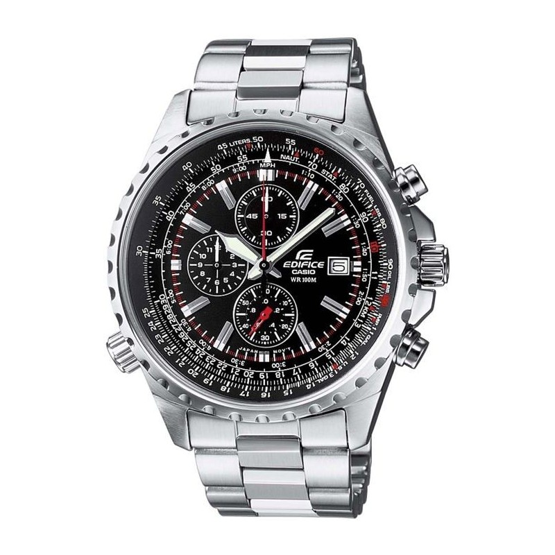 CASIO - Montre en acier inoxydable - EDIFICE - Gris