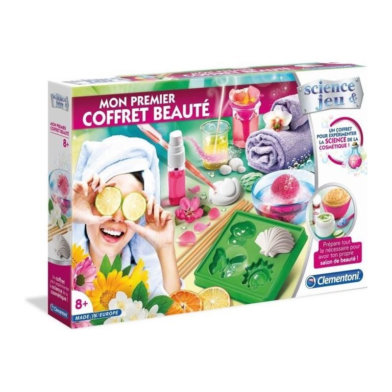 Coffret Beauté DIY - Clementoni - Savons en forme de coquillages, papillons e...