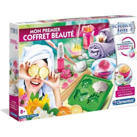 Coffret Beauté DIY - Clementoni - Savons en forme de coquillages, papillons e...