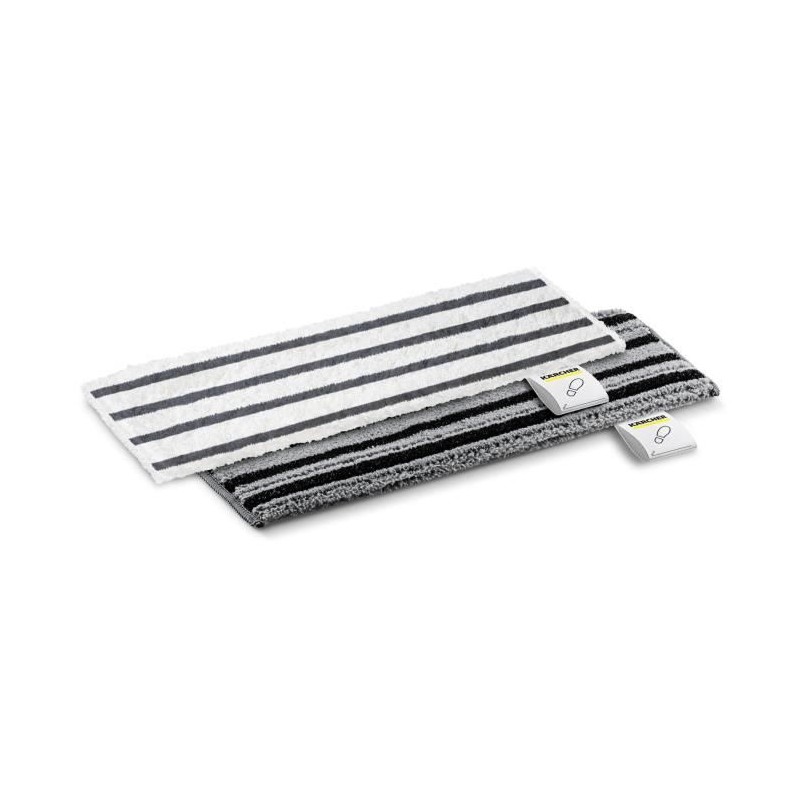 KARCHER - Kit 2 Serpillieres microfibres abrasives pour buse sol EasyFix (1 a...