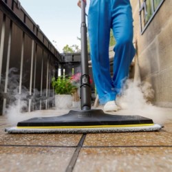KARCHER - Kit 2 Serpillieres microfibres abrasives pour buse sol EasyFix (1 a...