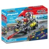 PLAYMOBIL 71147 Quad transformable de bandit, Les policiers Unité d'élite, Ci...