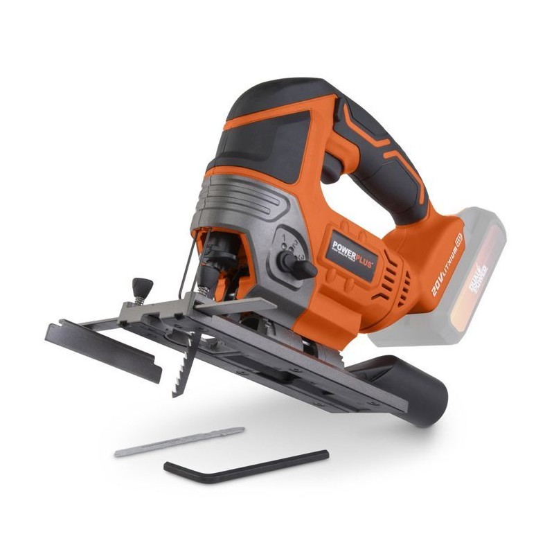 Scie sauteuse pendulaire sans fil 20V - DUAL POWER POWDP25300 - Bois - Orange...