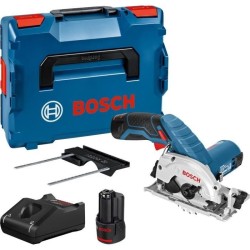 Scie circulaire Bosch Professional GKS 12V-26 + 2 batteries 3,0Ah + L-Boxx - ...