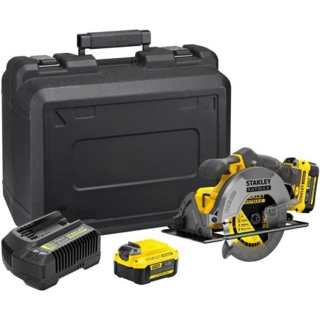 Scie Circulaire - STANLEY FATMAX V20 - SFMCS500M2K-QW - 165 mm - Lithium 18V ...