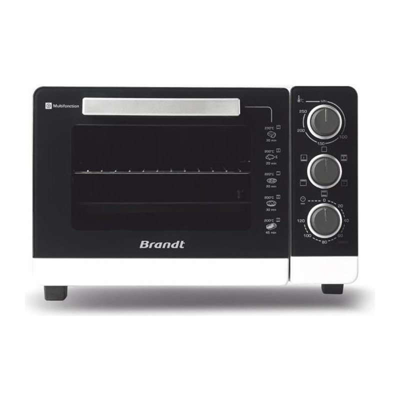 Four Compact BRANDT FC265MWST - 26L - Multifonctions - Thermostat réglable ju...
