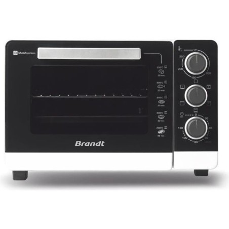 Four Compact BRANDT FC265MWST - 26L - Multifonctions - Thermostat réglable ju...