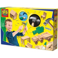 Atelier de menuiserie - SES CREATIVE - Hobby Blue - Coffret bricolage